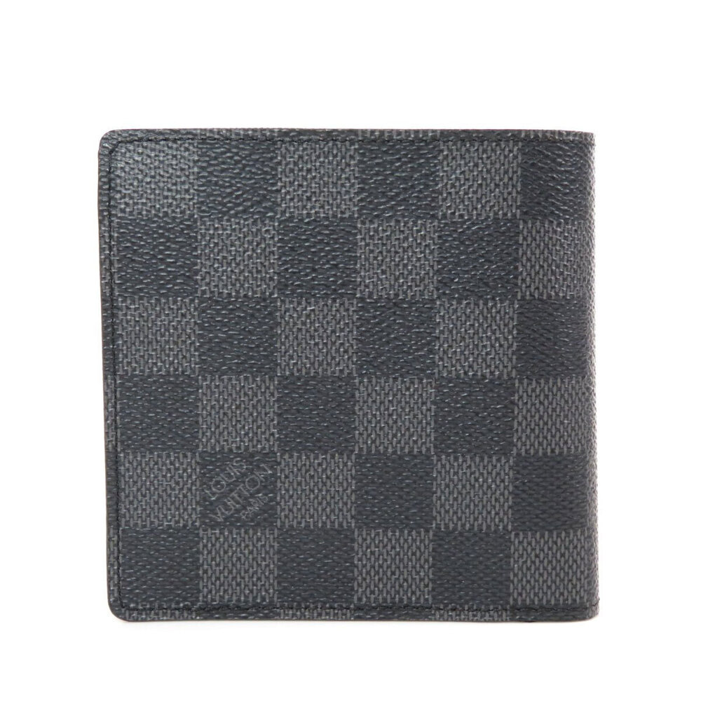 Louis Vuitton Marco fold Portefeuille Bi Canvas Wallet Damier Brown
